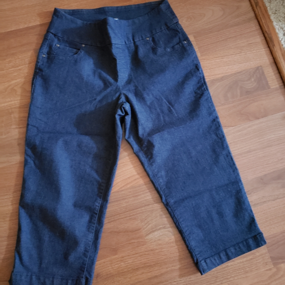 Time and Tru Dark Blue Cropped Jeans
